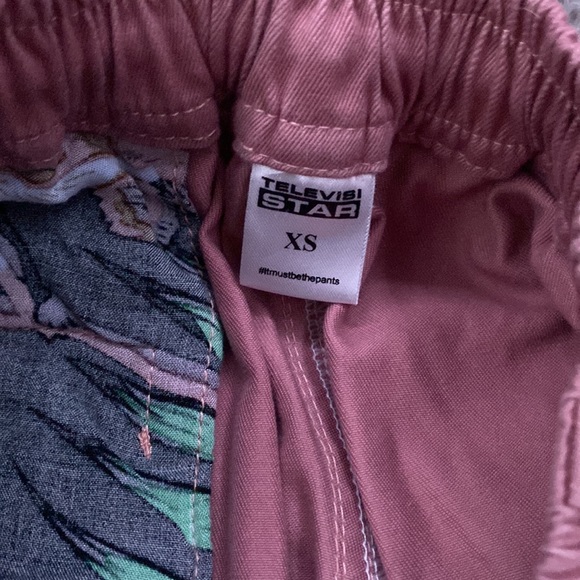 pink twill televisistar pants XS or 28-30 (Baggy) - Picture 5 of 6